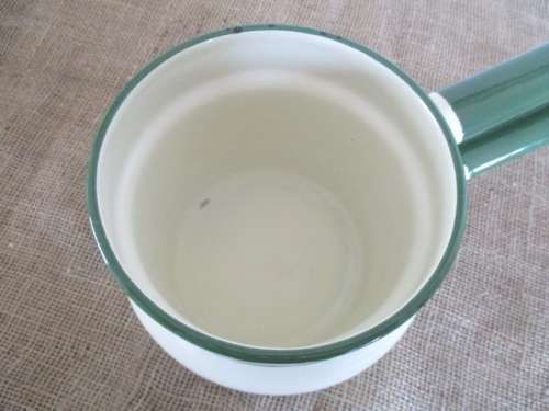 Martie Bid Only - Real Lovely Vintage Old Fashioned Enamel Double Boiler