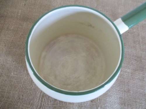 Martie Bid Only - Real Lovely Vintage Old Fashioned Enamel Double Boiler