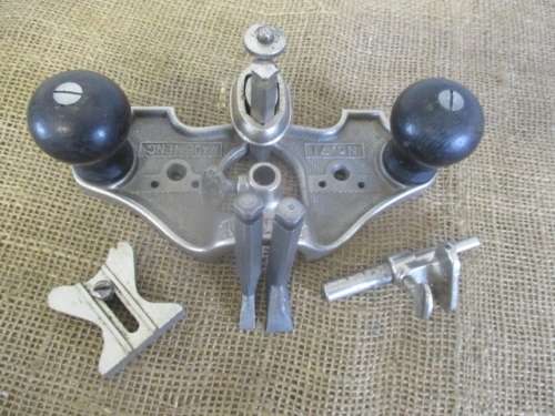 Beautiful Vintage Stanley No 71 Router Plane With Two Extra Blades         Made in England