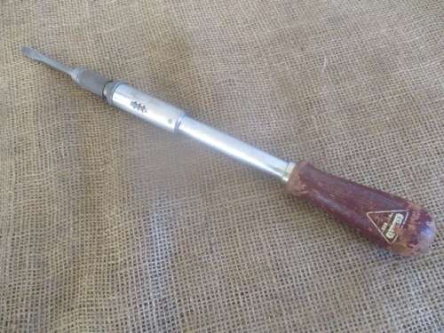 Vintage Stanley "Yankee" 130A Screwdriver With One Bit   By Stanley Tools Ltd   Sheffield   England