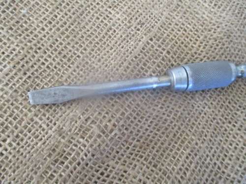 Vintage Stanley "Yankee" 130A Screwdriver With One Bit   By Stanley Tools Ltd   Sheffield   England