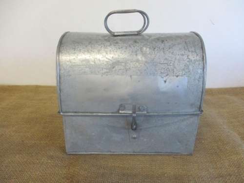 Beautiful Vintage South African Railway Tin Lunch Box