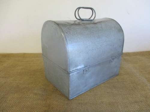 Beautiful Vintage South African Railway Tin Lunch Box