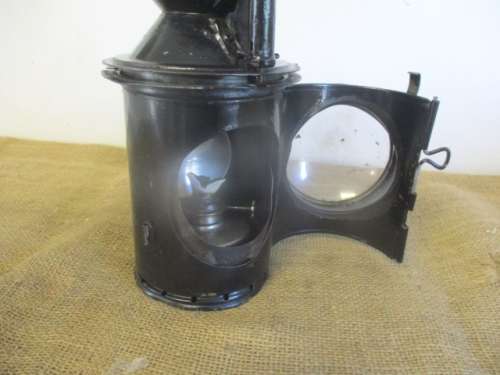 Complete Vintage South African Railway Services Blue Green White Lantern
