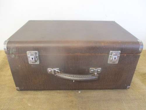 Characterful Vintage Singer Hand Cranked Sewing Machine In Original Case   #EG 856348    +- 1951