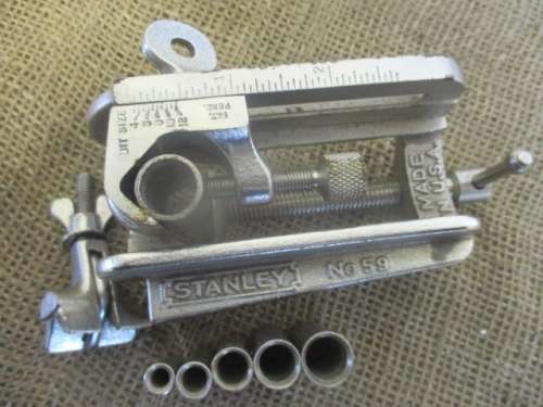 Beautiful Vintage Stanley No 59 Doweling Jig Set              Made In USA