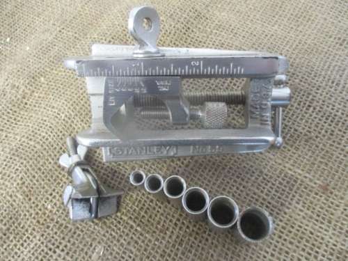 Beautiful Vintage Stanley No 59 Doweling Jig Set              Made In USA