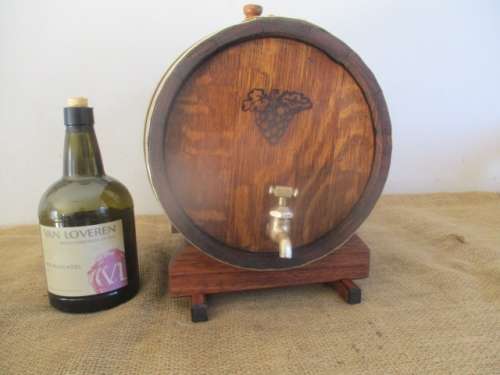 An Attractive Large And An Exceptionally Beautiful Vintage Wine Barrel