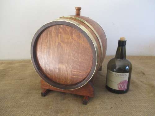 An Attractive Large And An Exceptionally Beautiful Vintage Wine Barrel