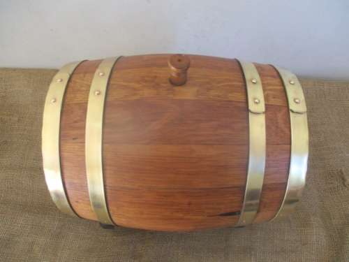 An Attractive Large And An Exceptionally Beautiful Vintage Wine Barrel
