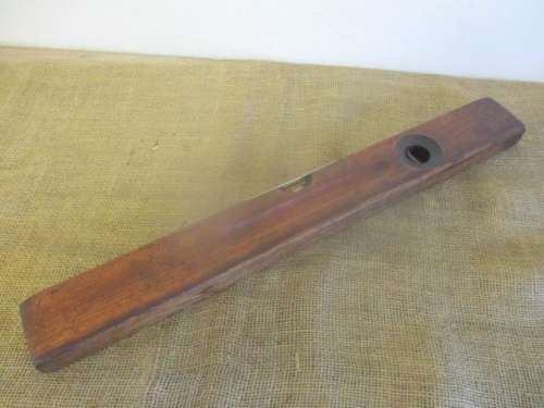 For Rameez Bid Only - Beautiful Vintage Wood And Brass Stanley No 0 Sweatheart 24" Spirit Level