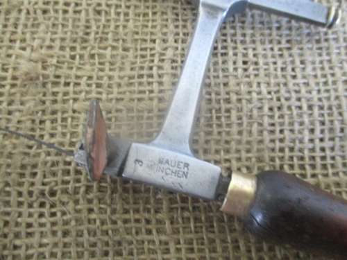 Nice Vintage C.Bauer Minchen Jewelry Saw With A Joblot Usable Files