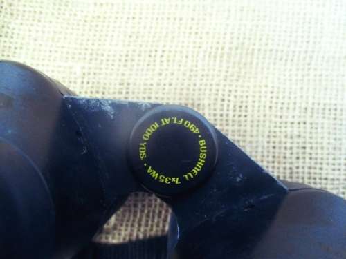 Vintage Bushnell InstaVision 7x35 490 FT. AT 1000 YDS Binocular With Shoulder Strap In Original Bag