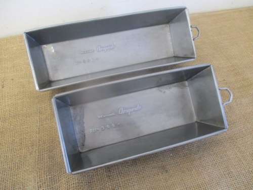Two Beautiful Vintage Krost Ovenpride Loaf Bread Baking Pans