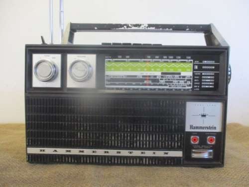 Very Super Rare Vintage Hammerstein Model SA 20 Transistor Radio