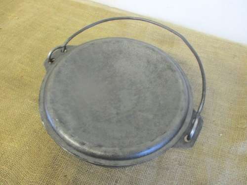 Simply The Best For Potbrood...... Real Good Size Cast Iron Flat Bottom Pot