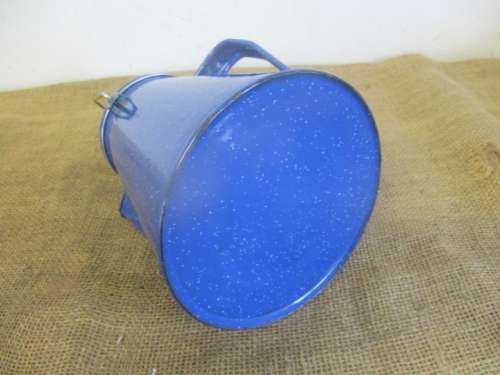 Cute And An Older Sizable Blue Speckled Enamel Coffee Pot              Complete