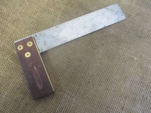 For Rameez Bid Only -Beautiful Vintage 8" William Marples & Sons Carpenter's Woodworking Square