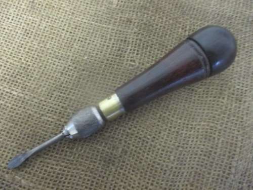 For Rameez Bid Only - Rare Antique Goodell Pratt Multi Tool Universal Screwdriver With 8 Bits