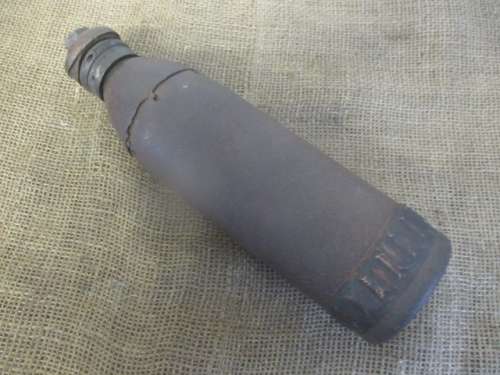Super Rare....This Antique Boer War 15 Pounder Mk VI Schrapnel Shell With Fuse    Stamped 14/8/1900