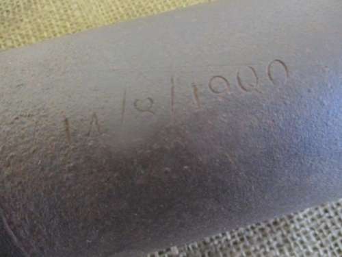 Super Rare....This Antique Boer War 15 Pounder Mk VI Schrapnel Shell With Fuse    Stamped 14/8/1900