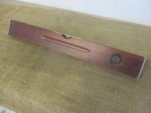 For Rameez Bid Only - Beautiful Vintage Wood And Brass J.Rabone & Sons 24" Spirit Level