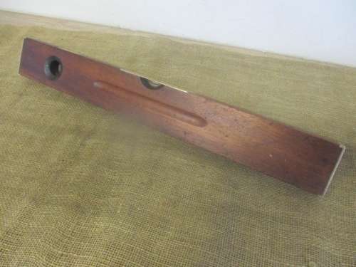 For Rameez Bid Only - Beautiful Vintage Wood And Brass J.Rabone & Sons 24" Spirit Level