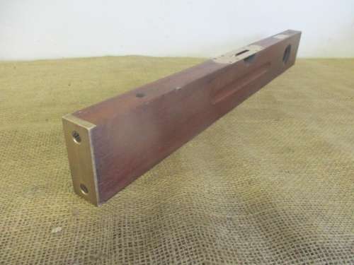 For Rameez Bid Only - Beautiful Vintage Wood And Brass J.Rabone & Sons 24" Spirit Level