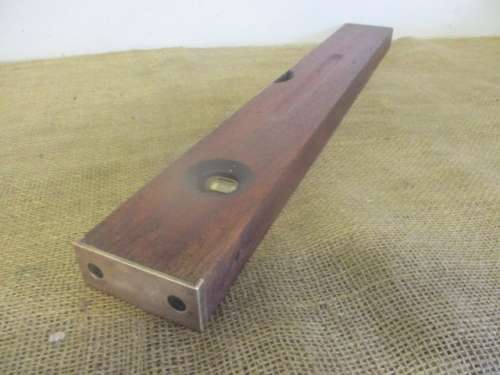 For Rameez Bid Only - Beautiful Vintage Wood And Brass J.Rabone & Sons 24" Spirit Level