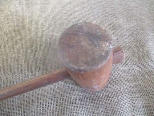 For Rameez Bid Only - Beautiful Vintage Carpenter's Solid Wooden Mallet