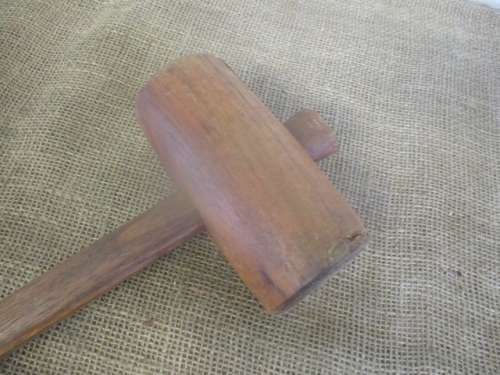 For Rameez Bid Only - Beautiful Vintage Carpenter's Solid Wooden Mallet