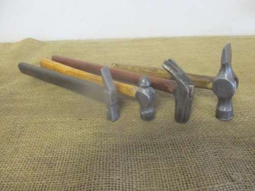 A Beautifull Collection Of Different Types Of Vintage Small Hammers