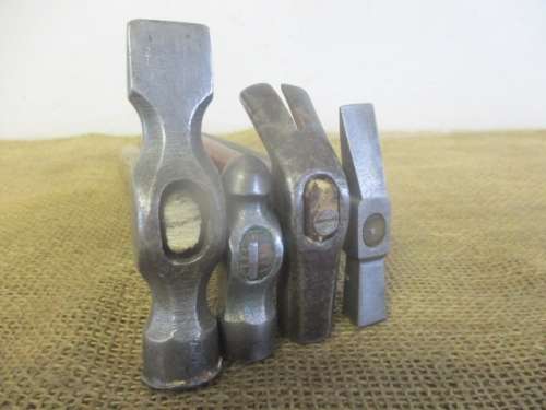 A Beautifull Collection Of Different Types Of Vintage Small Hammers