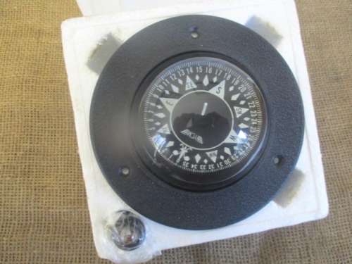 Unused YCM Model No 6000 Flush Mount Marine Compass In Original Packaging                   MIB