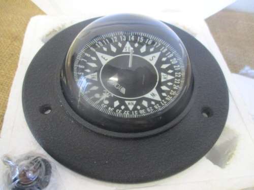 Unused YCM Model No 6000 Flush Mount Marine Compass In Original Packaging                   MIB