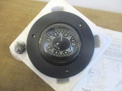 Unused YCM Model No 6000 Flush Mount Marine Compass In Original Packaging                   MIB
