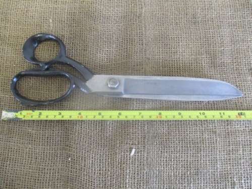 Rare Size - Vintage 12" Garantito Martellato Tailor's Shears       Made In Italy