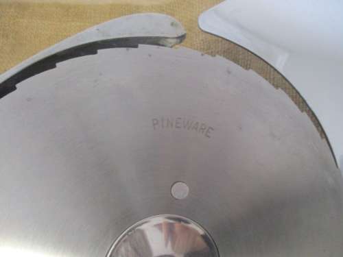 For Amar only - Lovely Vintage Pineware Stainless Bread Slicer