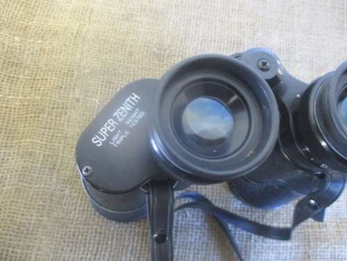 Vintage Super Zenith Light Weight 7 x 50 Field 7.1 Binocular With Lens Caps In Original Bag