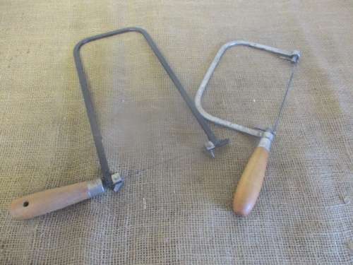 Beautiful Somta 12" Deep Fret Coping Saw & Eclipse No 7 CP 5" Coping Saw