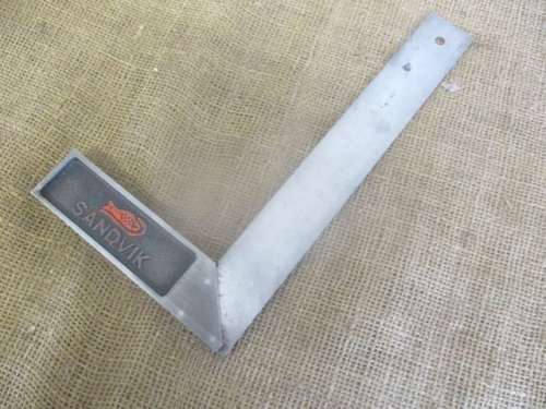 Rare Vintage 10" / 250mm Sandvik All Metal Square            Made In Sweden