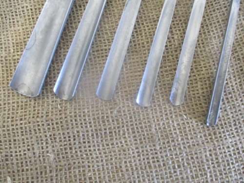 Six Nice Vintage Dastra Werkzeug Wood Carving Machine Chisels