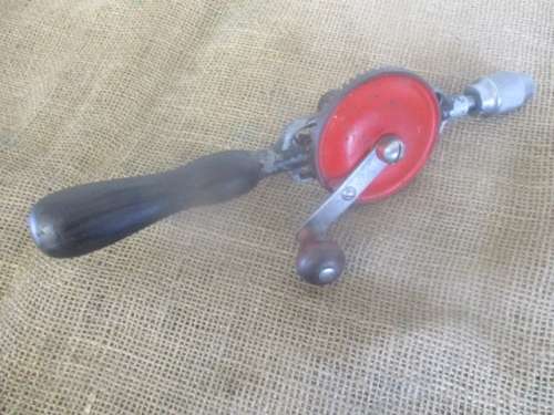 Nice Vintage No 77A Millers Falls Co Hand Drill  By Millers Falls Tools  Greenfield, Mass. USA
