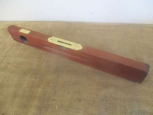 Real Beautiful Vintage Wood And Brass No 105 J.Rabone & Sons 24" Spirit Level    Birmingham, England