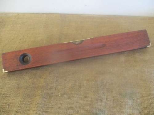 Real Beautiful Vintage Wood And Brass No 105 J.Rabone & Sons 24" Spirit Level    Birmingham, England