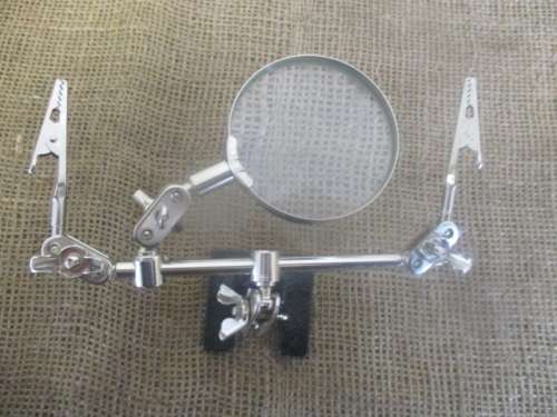 Vintage Medical Gadget With Magnifying Glass
