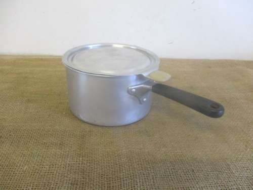 Another Very Rare Genuine Vintage Pure Aluminum Lidded Pot   Made In England