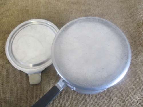 Another Very Rare Genuine Vintage Pure Aluminum Lidded Pot   Made In England
