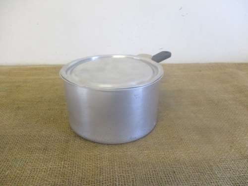 Another Very Rare Genuine Vintage Pure Aluminum Lidded Pot   Made In England