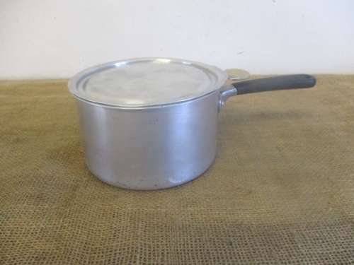 Another Very Rare Genuine Vintage Pure Aluminum Lidded Pot   Made In England